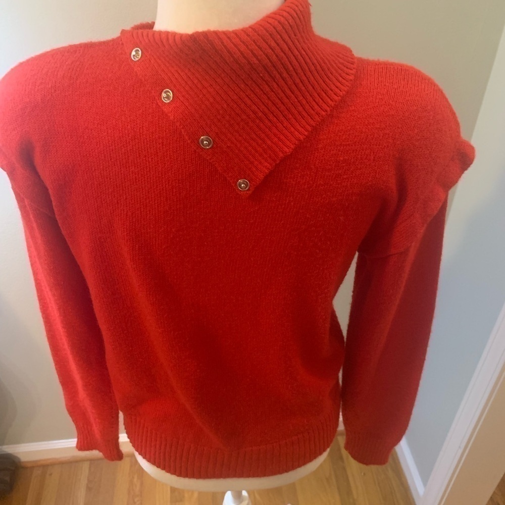 Oleg Cassini Vintage 80’s argyle sweater, size L - Picture 4 of 5